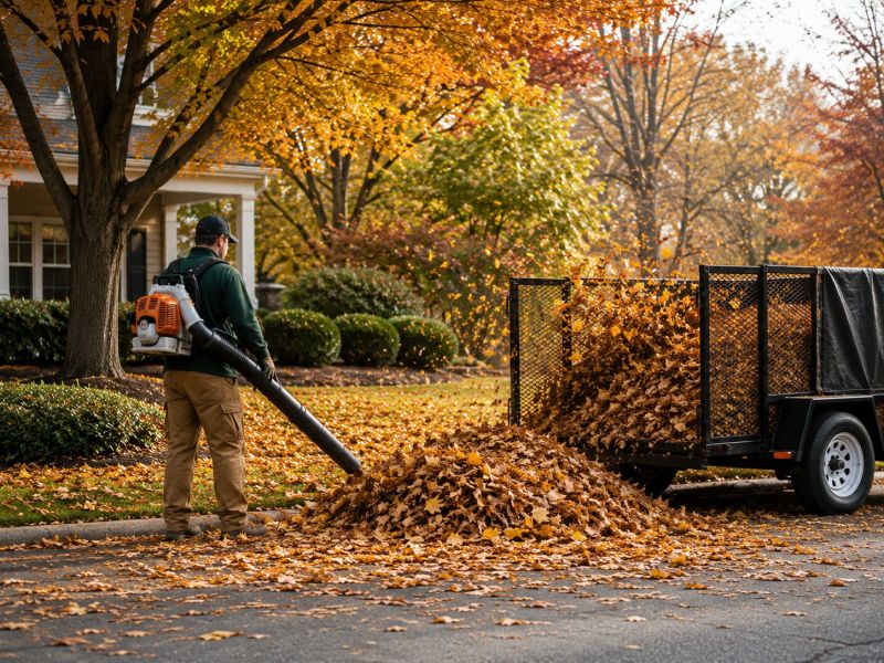 Leaves Vacuuming in Ventura County, CA
