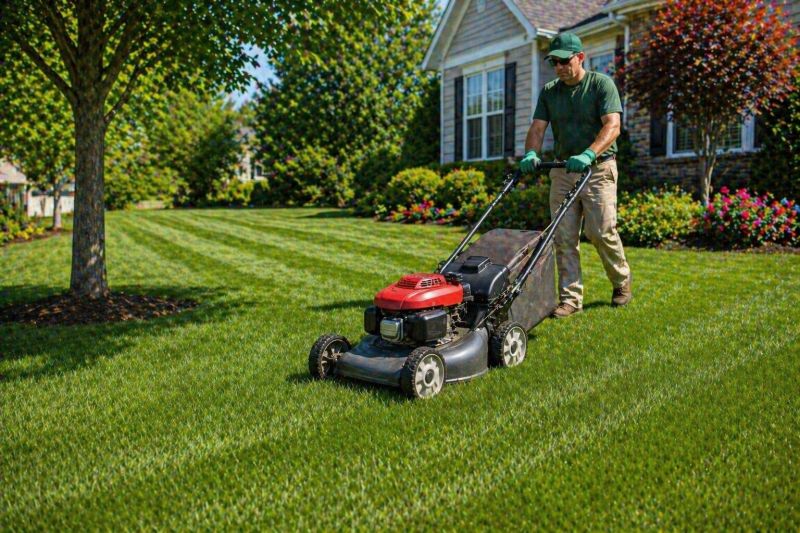 Spring Lawn Maintenance in Bowie, MD
